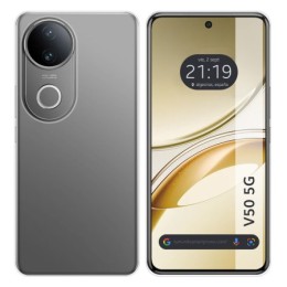 Funda Silicona Gel TPU Transparente para Vivo V50 5G