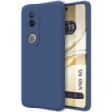 Funda Silicona Líquida Ultra Suave para Vivo V50 5G color Azul