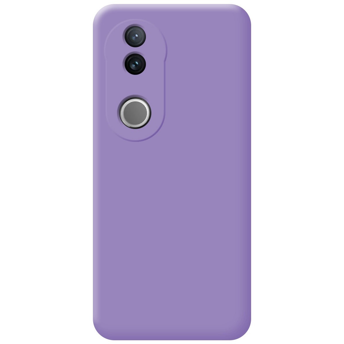 Funda Silicona Líquida Ultra Suave para Vivo V50 5G color Morada