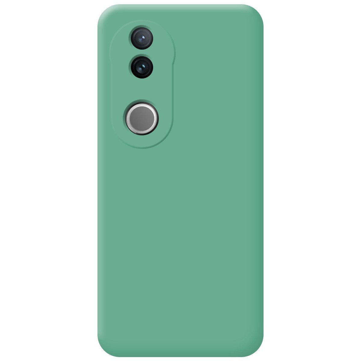 Funda Silicona Líquida Ultra Suave para Vivo V50 5G color Verde