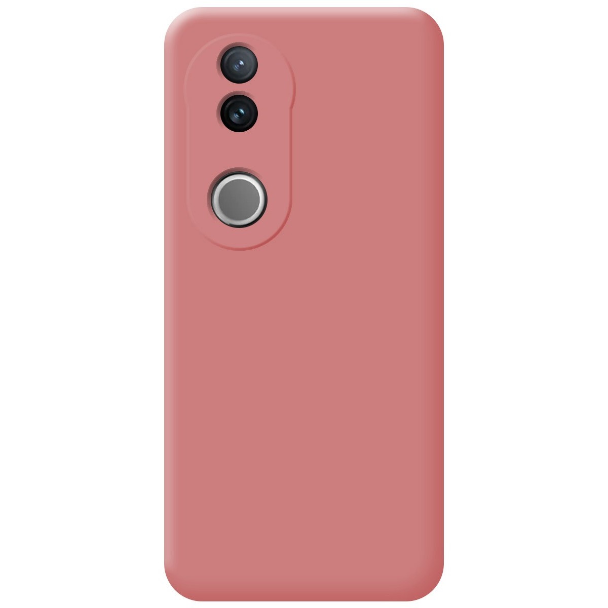 Funda Silicona Líquida Ultra Suave para Vivo V50 5G color Rosa