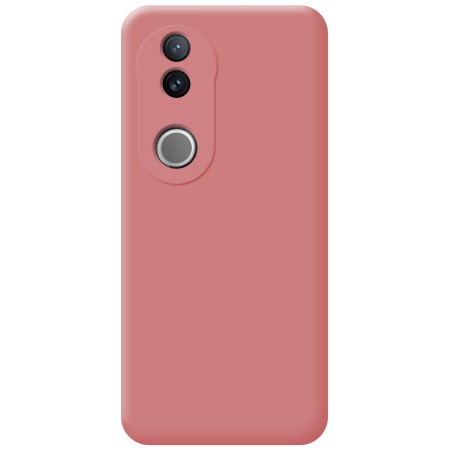 Funda Silicona Líquida Ultra Suave para Vivo V50 5G color Rosa