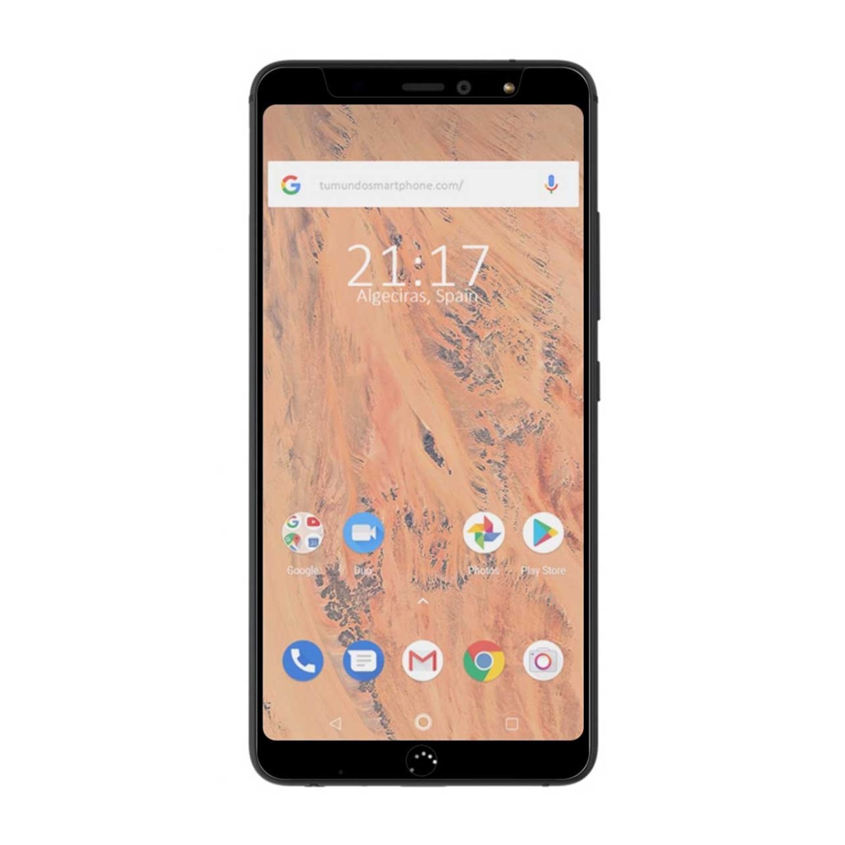 Protector Cristal Templado Frontal Completo Negro para Bq Aquaris X2 / X2 Pro Vidrio