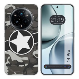 Funda Silicona para Realme 14 Pro 5G diseño Camuflaje 02 Dibujos
