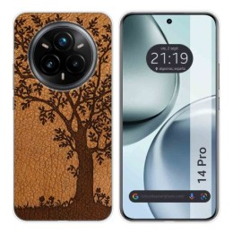 Funda Silicona para Realme 14 Pro 5G diseño Cuero 03 Dibujos
