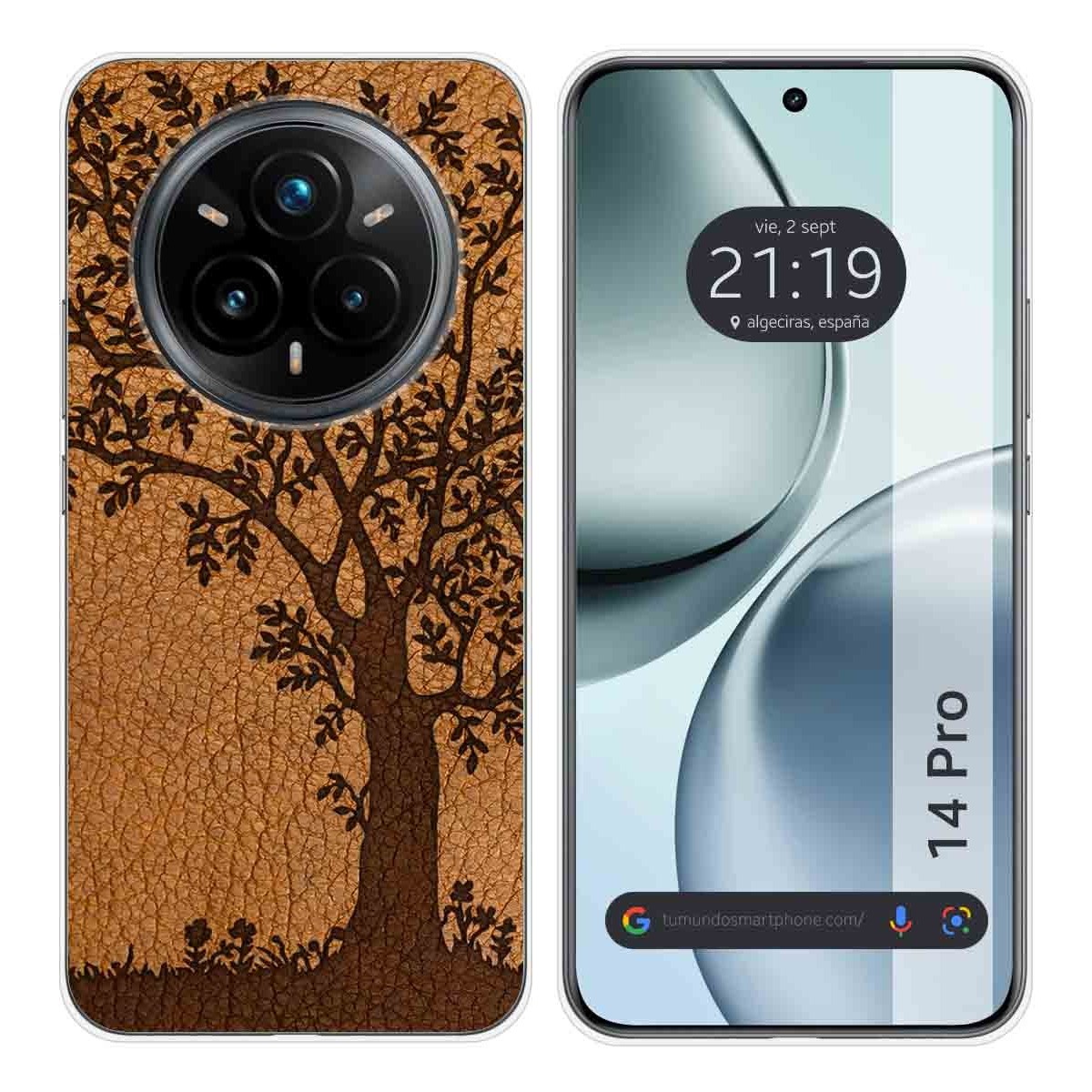 Funda Silicona para Realme 14 Pro 5G diseño Cuero 03 Dibujos