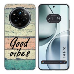 Funda Silicona para Realme 14 Pro 5G diseño Madera 01 Dibujos