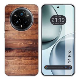 Funda Silicona para Realme 14 Pro 5G diseño Madera 02 Dibujos