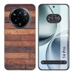 Funda Silicona para Realme 14 Pro 5G diseño Madera 03 Dibujos