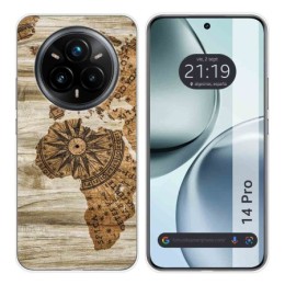 Funda Silicona para Realme 14 Pro 5G diseño Madera 07 Dibujos