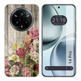 Funda Silicona para Realme 14 Pro 5G diseño Madera 08 Dibujos