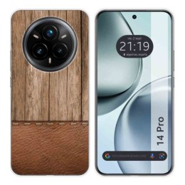Funda Silicona para Realme 14 Pro 5G diseño Madera 09 Dibujos