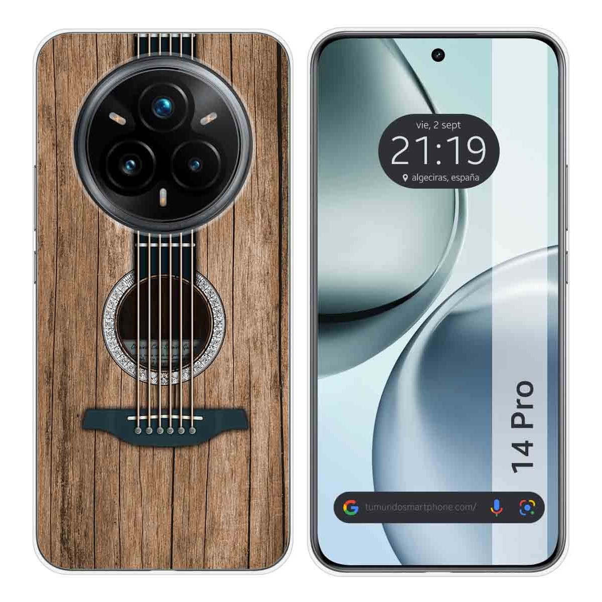 Funda Silicona para Realme 14 Pro 5G diseño Madera 11 Dibujos