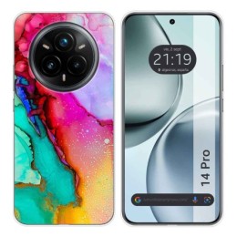 Funda Silicona para Realme 14 Pro 5G diseño Mármol 15 Dibujos
