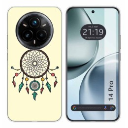 Funda Silicona para Realme 14 Pro 5G diseño Atrapasueños Dibujos