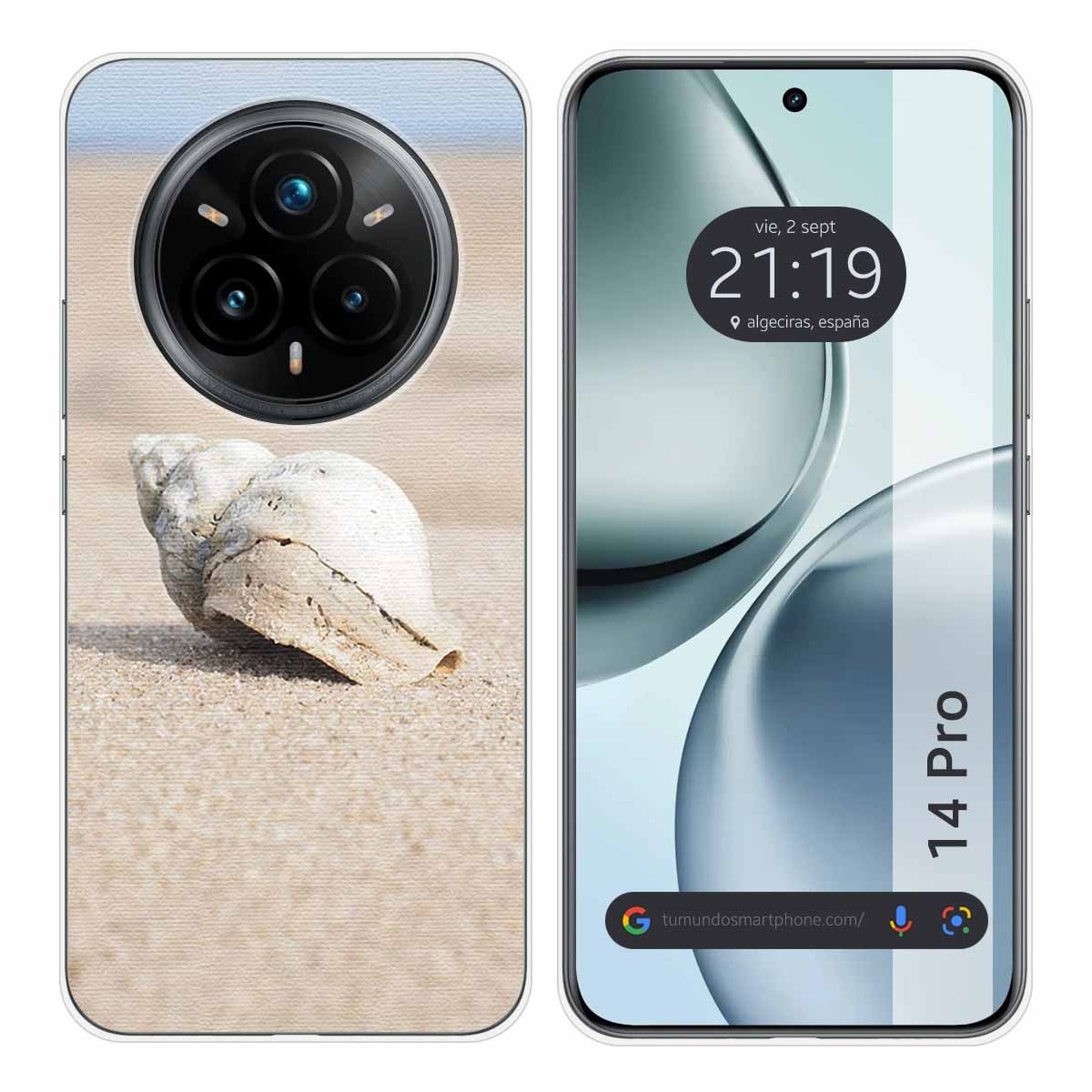 Funda Silicona para Realme 14 Pro 5G diseño Concha Dibujos