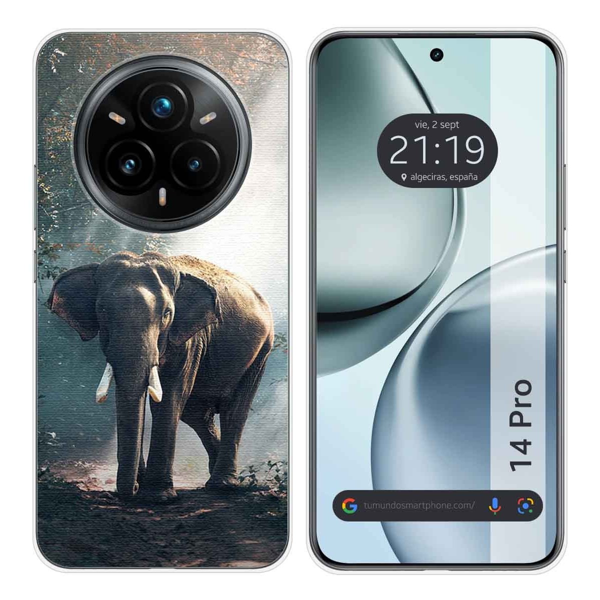 Funda Silicona para Realme 14 Pro 5G diseño Elefante Dibujos