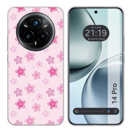 Funda Silicona para Realme 14 Pro 5G diseño Flores Dibujos