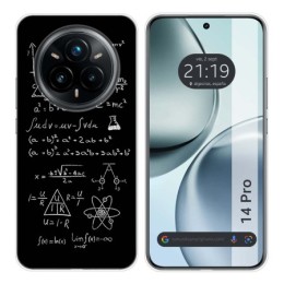 Funda Silicona para Realme 14 Pro 5G diseño Formulas Dibujos