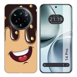 Funda Silicona para Realme 14 Pro 5G diseño Helado Chocolate Dibujos