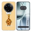 Funda Silicona para Realme 14 Pro 5G diseño Jirafa Dibujos