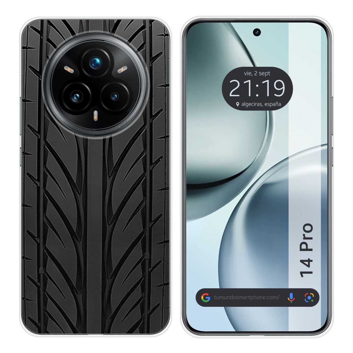 Funda Silicona para Realme 14 Pro 5G diseño Neumatico Dibujos