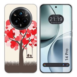 Funda Silicona para Realme 14 Pro 5G diseño Pajaritos Dibujos