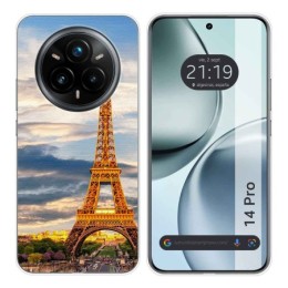 Funda Silicona para Realme 14 Pro 5G diseño Paris Dibujos