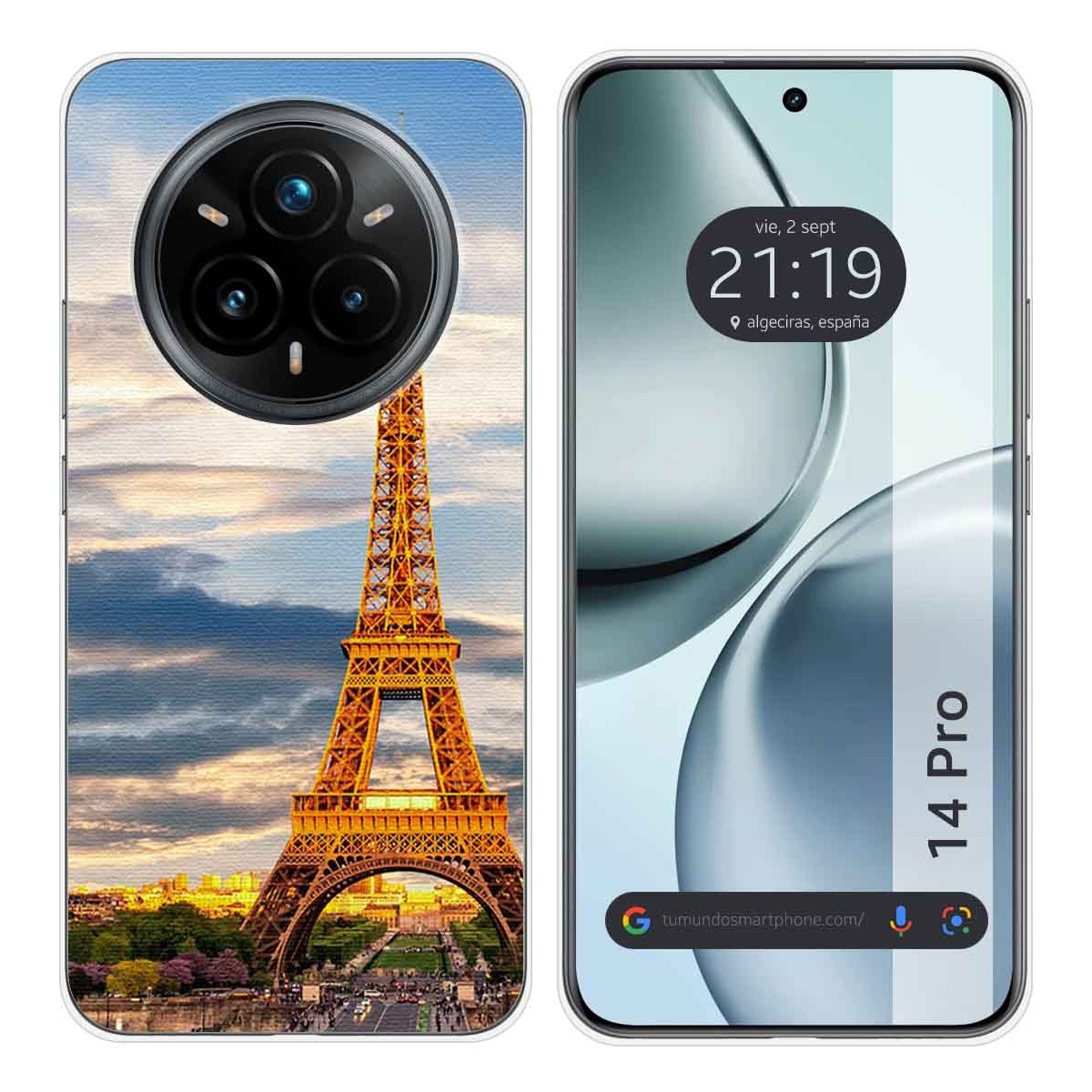 Funda Silicona para Realme 14 Pro 5G diseño Paris Dibujos
