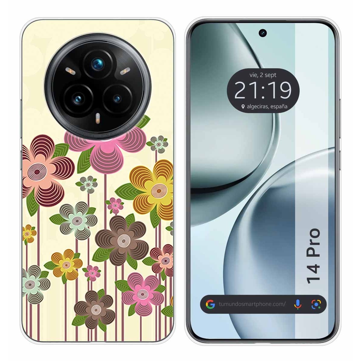 Funda Silicona para Realme 14 Pro 5G diseño Primavera En Flor Dibujos