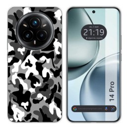 Funda Silicona para Realme 14 Pro 5G diseño Snow Camuflaje Dibujos