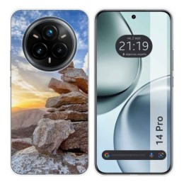 Funda Silicona para Realme 14 Pro 5G diseño Sunset Dibujos