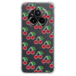 Funda Silicona Antigolpes para Realme 14 Pro 5G diseño Cerezas Dibujos