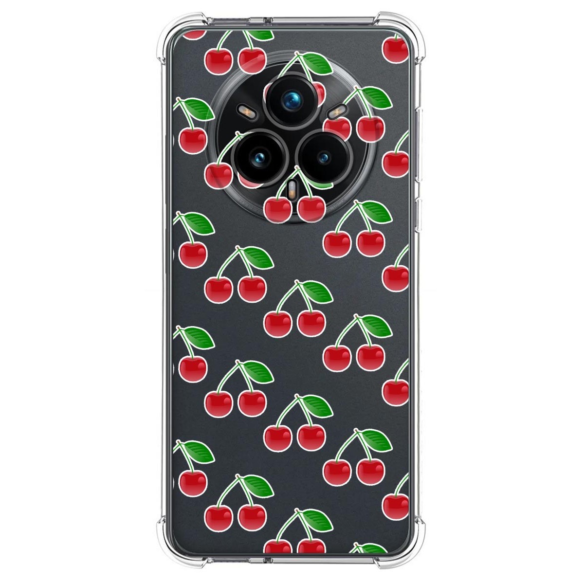 Funda Silicona Antigolpes para Realme 14 Pro 5G diseño Cerezas Dibujos