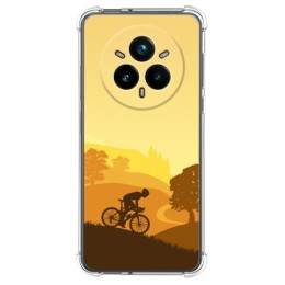 Funda Silicona Antigolpes para Realme 14 Pro 5G diseño Ciclista Dibujos