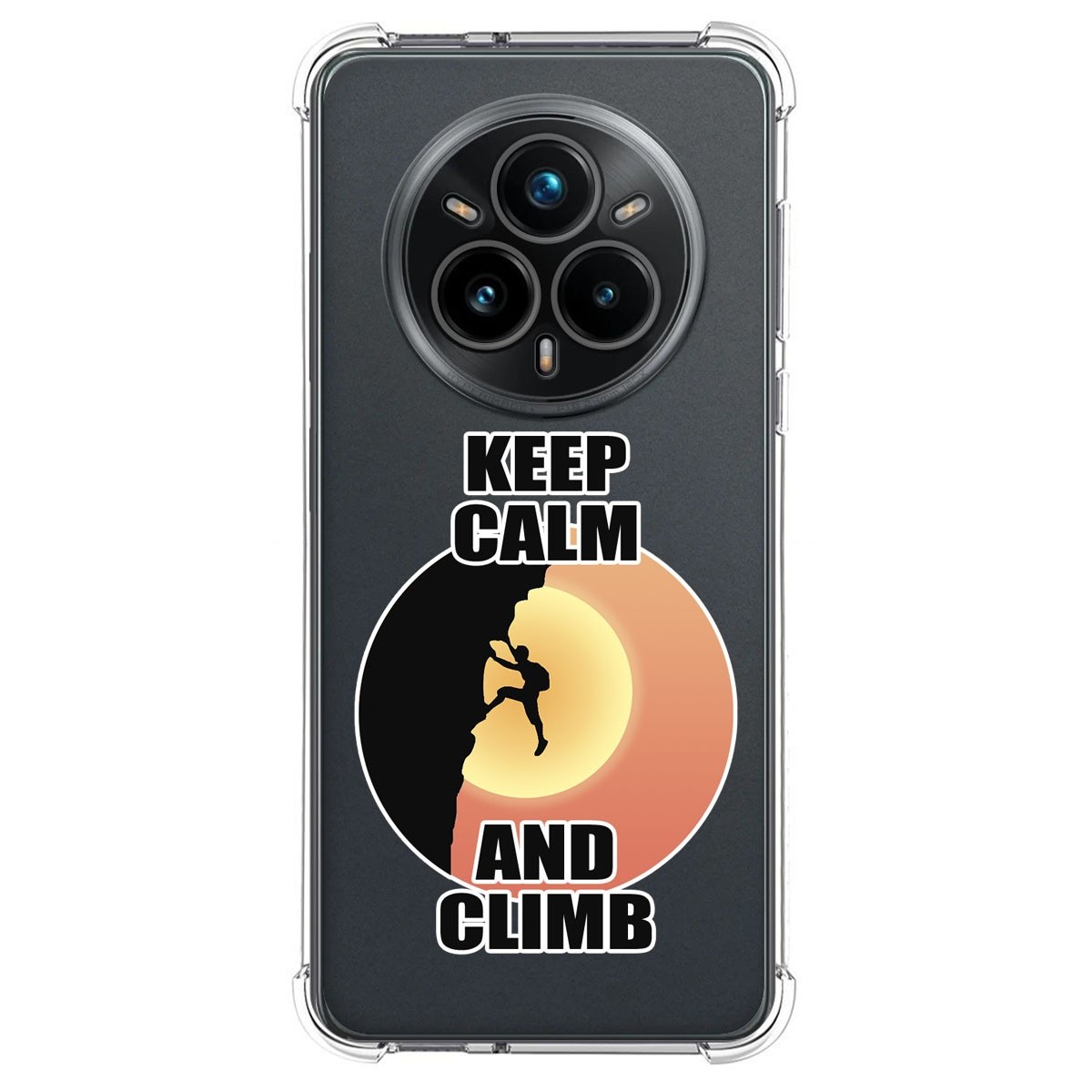 Funda Silicona Antigolpes para Realme 14 Pro 5G diseño Hombre Escalada Dibujos