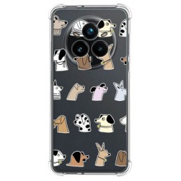 Funda Silicona Antigolpes para Realme 14 Pro 5G diseño Perros Dibujos