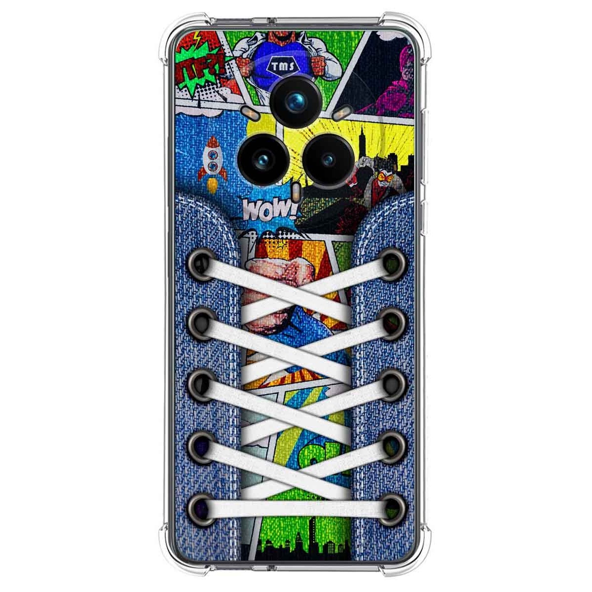 Funda Silicona Antigolpes para Realme 14 Pro 5G diseño Zapatillas 14 Dibujos