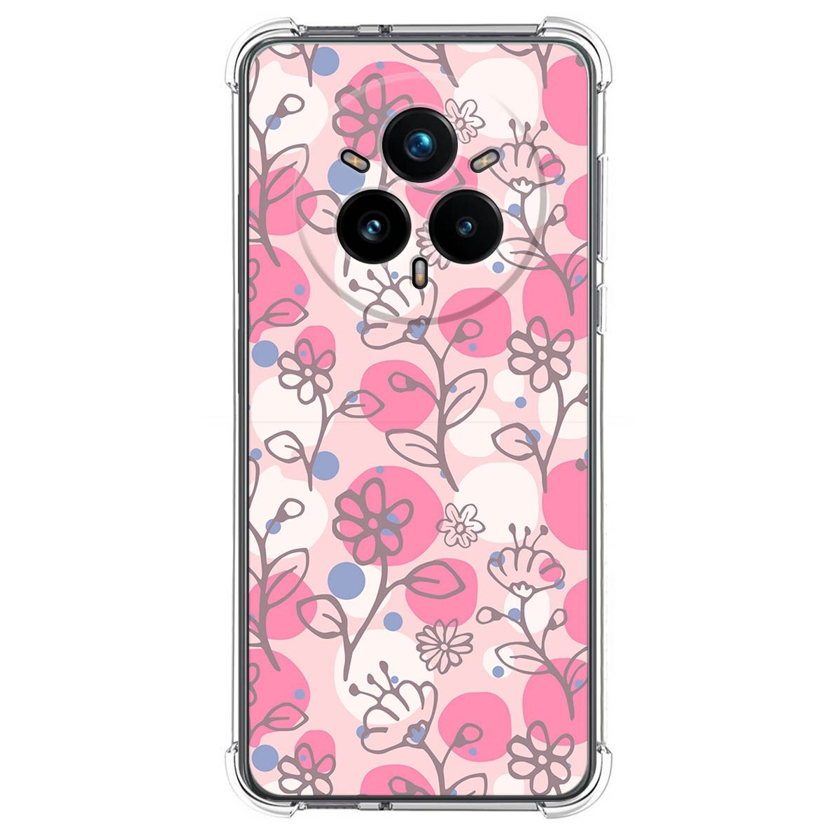 Funda Silicona Antigolpes para Realme 14 Pro 5G diseño Flores 07 Dibujos