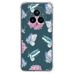 Funda Silicona Antigolpes para Realme 14 Pro 5G diseño Flores 10 Dibujos
