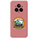 Funda Silicona Líquida Rosa para Realme 14 Pro 5G diseño Adventure Dibujos