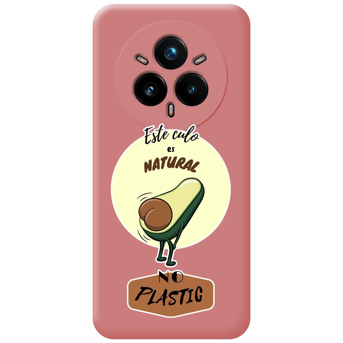 Funda Silicona Líquida Rosa para Realme 14 Pro 5G diseño Culo Natural Dibujos