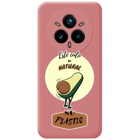 Funda Silicona Líquida Rosa para Realme 14 Pro 5G diseño Culo Natural Dibujos