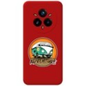 Funda Silicona Líquida Roja para Realme 14 Pro 5G diseño Adventure Dibujos