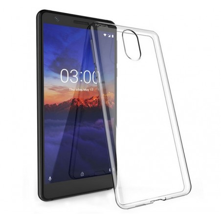 Funda Gel Tpu Fina Ultra-Thin 0,5mm Transparente para Nokia 3.1 (2018)