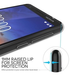 Funda Gel Tpu Fina Ultra-Thin 0,5mm Transparente para Nokia 3.1 (2018)
