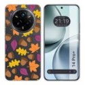 Funda Silicona Transparente para Realme 14 Pro+ Plus 5G diseño Otoño Dibujos