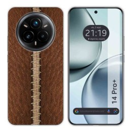 Funda Silicona para Realme 14 Pro+ Plus 5G diseño Cuero 01 Dibujos