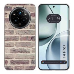 Funda Silicona para Realme 14 Pro+ Plus 5G diseño Ladrillo 01 Dibujos