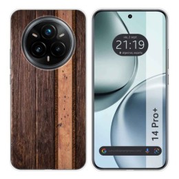 Funda Silicona para Realme 14 Pro+ Plus 5G diseño Madera 05 Dibujos